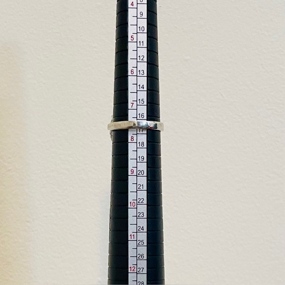 925 Sterling Silver Blue Topaz CZ Cocktail Statement Ring NWOT - Picture 10 of 10